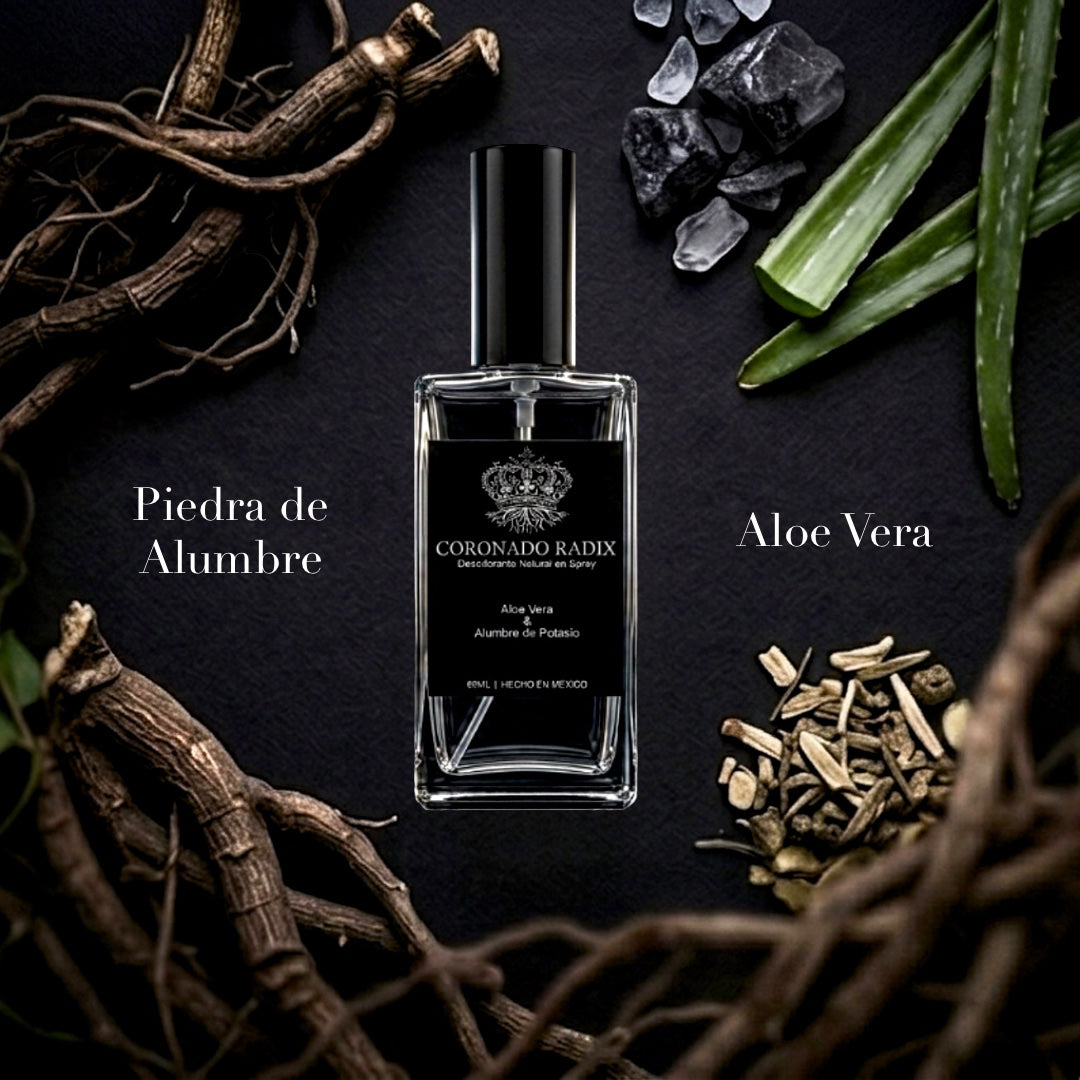 Desodorante en Spray de Alumbre con Aloe Vera