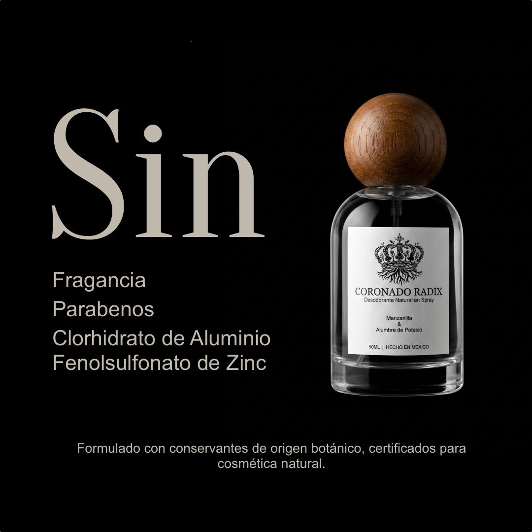 Desodorante en Spray de Alumbre con Manzanilla