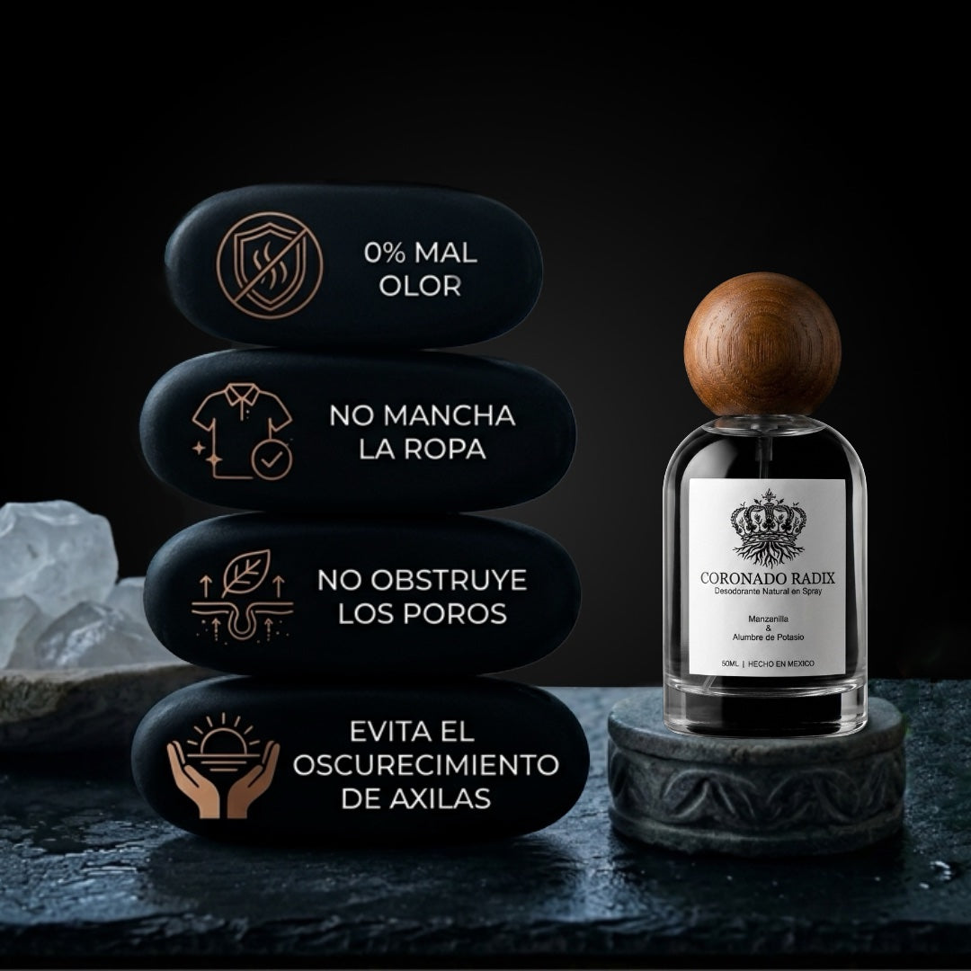 Desodorante en Spray de Alumbre con Manzanilla